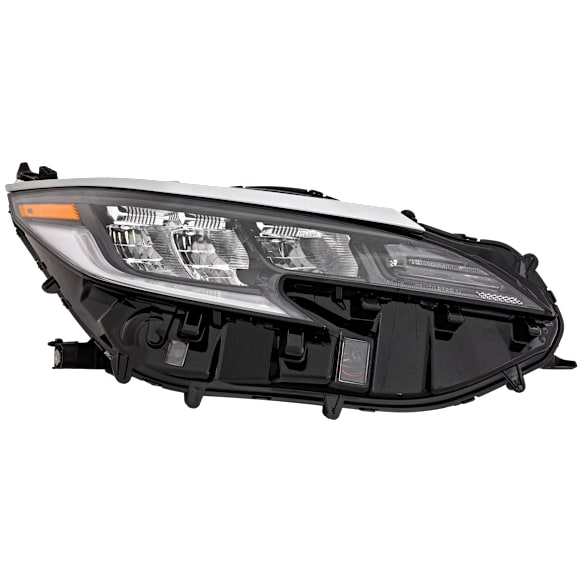 Passenger Side LED Headlight, With bulb(s)