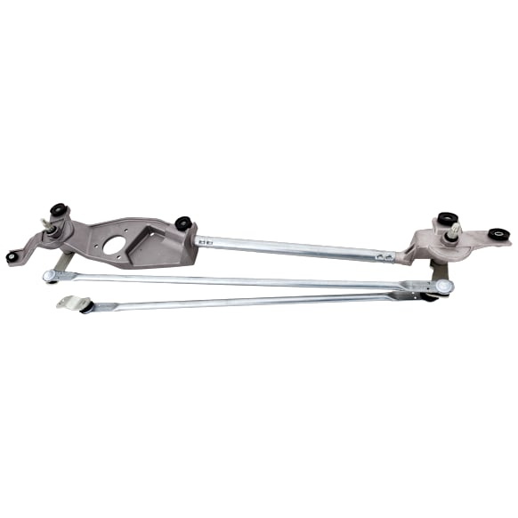 Wiper Linkage - Black, Plastic Bushing Material, Bolt-on Attachment Method, With Crank Arm