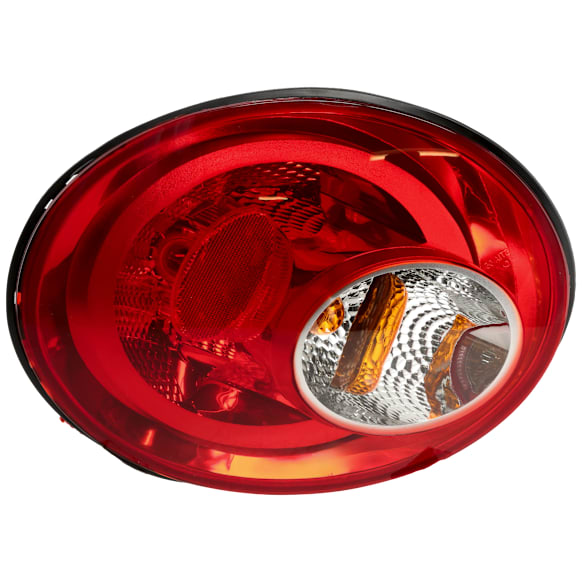 Driver Side Tail Light, with Bulb, Halogen, Clear and Red Lens