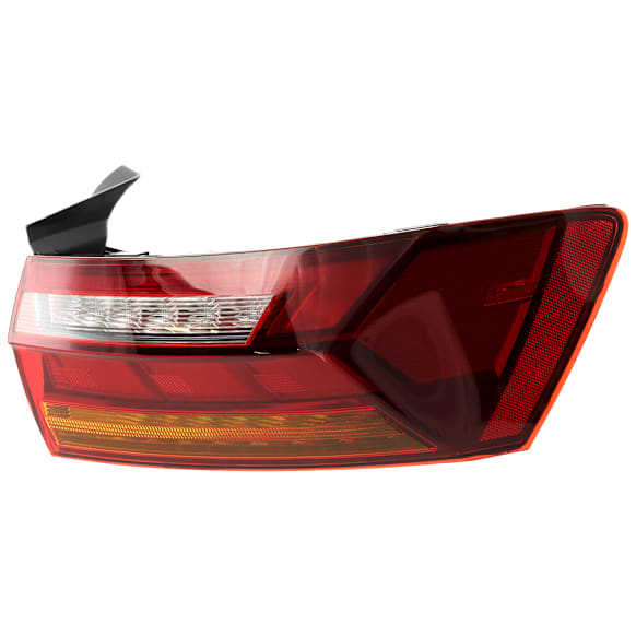 Passenger Side Tail Light, with Bulb, Halogen/LED, Amber and Red Lens