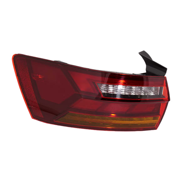 Driver Side Tail Light, with Bulb, Halogen/LED, Amber and Red Lens