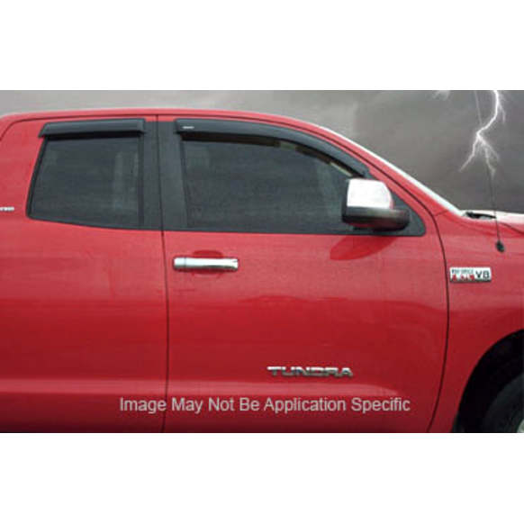 6211-2 Front, Driver and Passenger Side Window Visor, Smoke