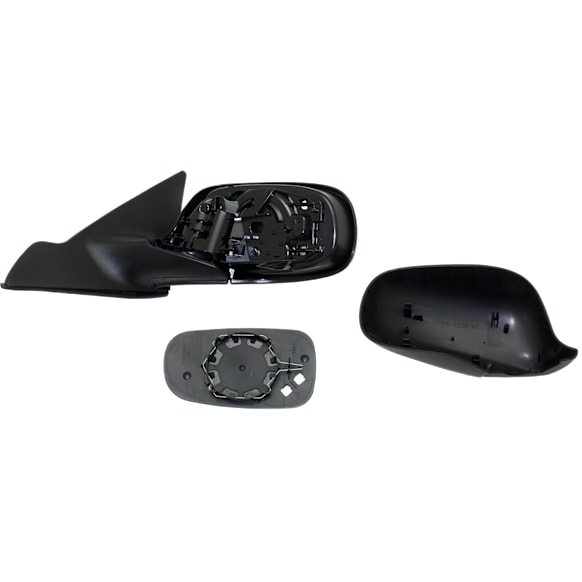 Driver Side Mirror, Power, Manual Folding, Heated, Paintable, No Signal Light, With memory, No Puddle Light, No Auto-Dimming, No Blind Spot Feature
