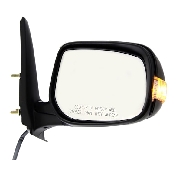 2008-2015 Scion xB - Passenger Side Mirror, Power, Manual Folding, Non-Heated, Paintable, In-housing Signal Light, No Memory, No Puddle Light, No Auto-Dimming, No Blind Spot Feature, Base Model