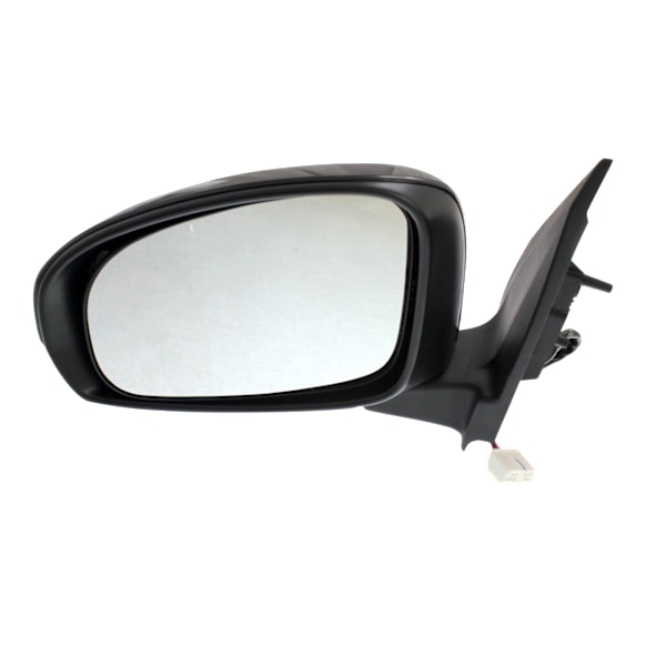 Driver Side Mirror, Power, Manual Folding, Non-Heated, Paintable, In-housing Signal Light, No Memory, No Puddle Light, No Auto-Dimming, No Blind Spot Feature, Base Model