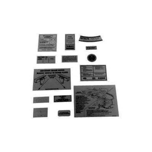 DK-26 Engine Decal