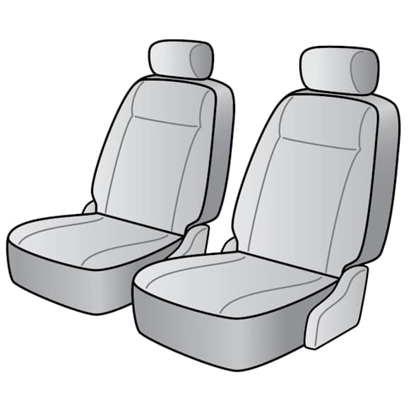 2013 Ford Explorer - Front Row Seat Cover, Dark Blue, Made of Tweed, Southwest Design, Low Back Bucket