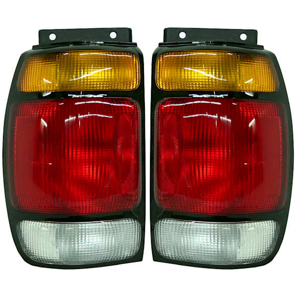 1997 Ford Explorer - Driver and Passenger Side Halogen Tail Light, Without bulb(s), OE Replacement