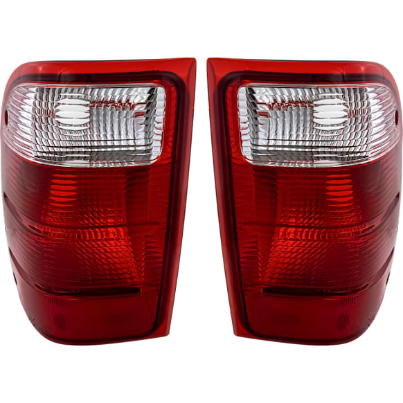 2002 Ford Ranger - Driver and Passenger Side Halogen Tail Light, Without bulb(s), OE Replacement