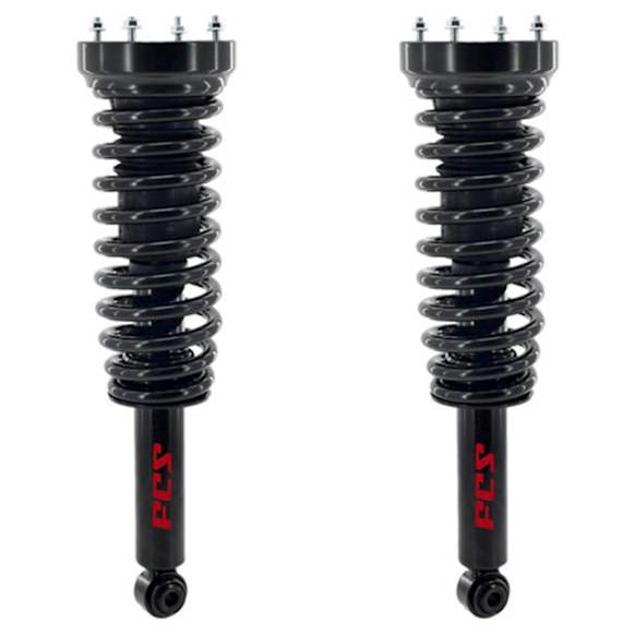 SET-1345936-R Rear, Driver and Passenger Side Fully Loaded Strut, RWD, Sedan