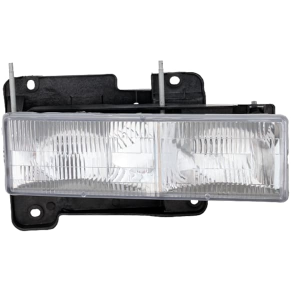 1988-1999 Chevrolet C1500 - Driver and Passenger Side Halogen Headlight, With bulb(s), OE Replacement