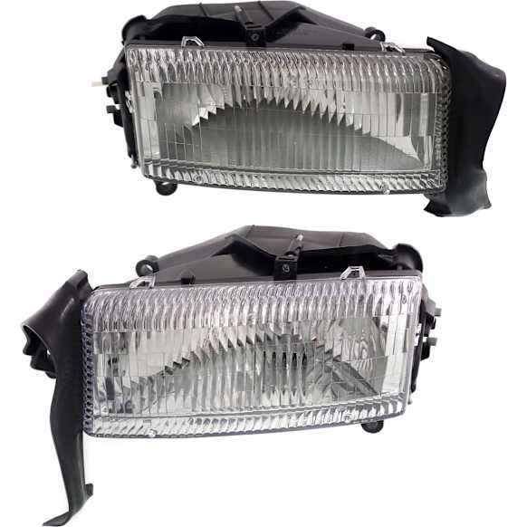 2002 Dodge Durango - Driver and Passenger Side Halogen Headlight, With bulb(s), OE Replacement