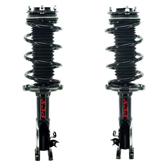 SET-2333466L-F Front, Driver and Passenger Side Fully Loaded Strut, Coupe