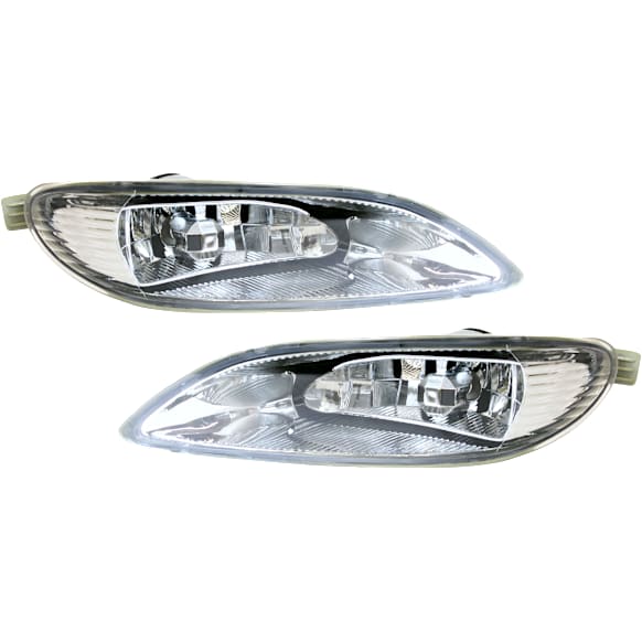 Front, Driver and Passenger Side Fog Lights, With Bulb(s), Halogen
