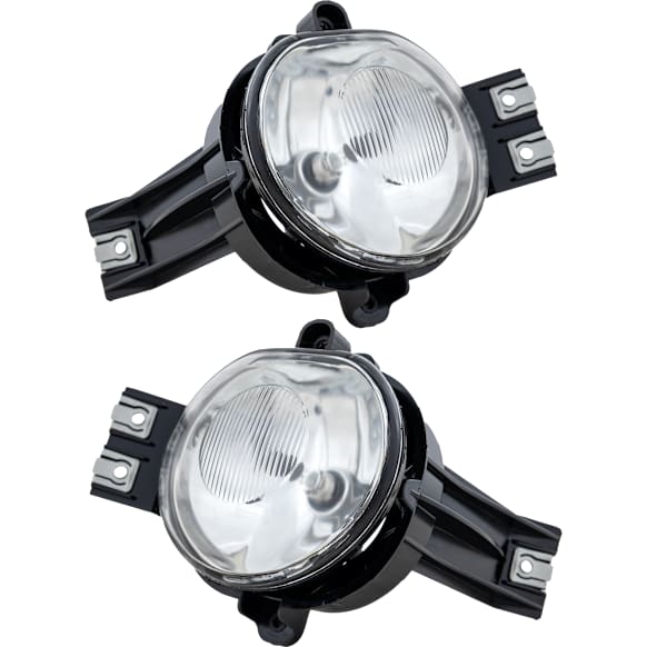 Front, Driver and Passenger Side Fog Lights, With Bulb(s), Halogen