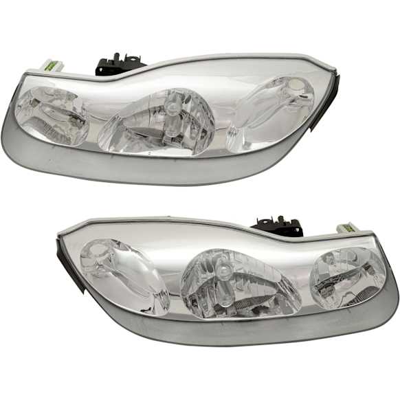 2001-2002 Saturn SC2 - Driver and Passenger Side Halogen Headlight, With bulb(s), OE Replacement
