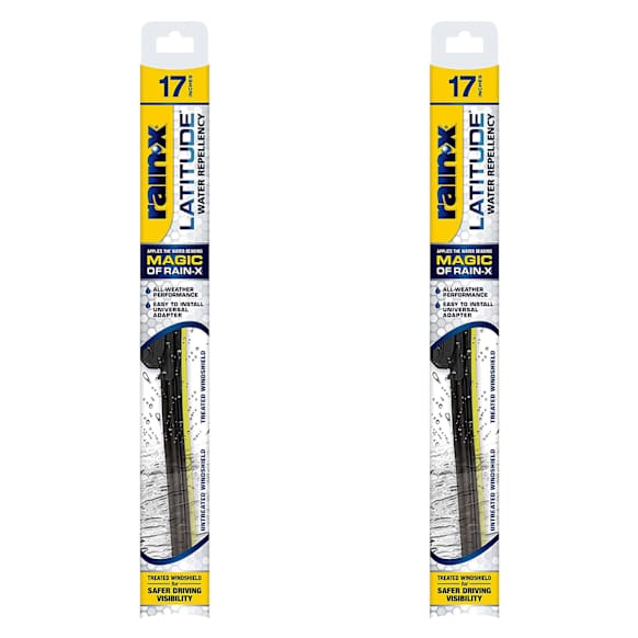 SET-5079283-2-2 Front Latitude Water Repellency 2-n-1 Series Wiper Blades, Driver and Passenger Side - 17 in.