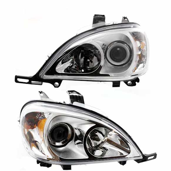 2005 Mercedes Benz ML350 - Driver and Passenger Side Halogen Headlight, With bulb(s), OE Replacement