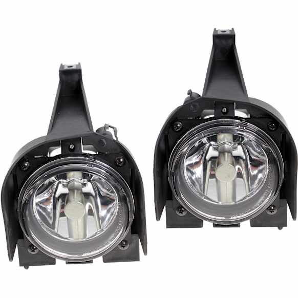Front, Driver and Passenger Side Fog Lights, With bulb(s), Halogen, Wiring harness not included