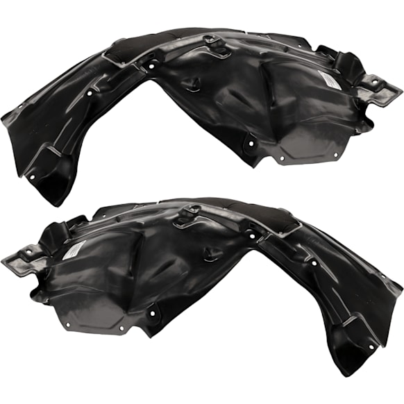Front, Driver and Passenger Side, Rear Section Fender Liner