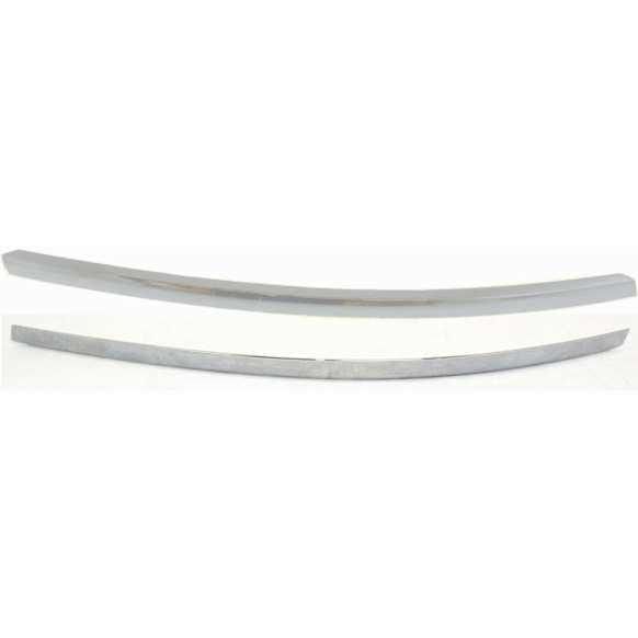 Front, Driver and Passenger Side Bumper Trims, Chrome