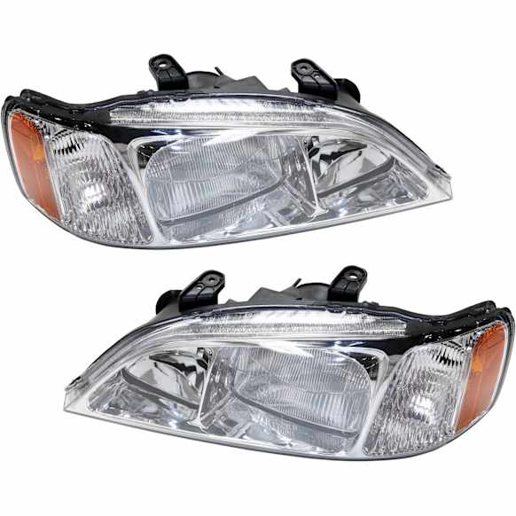 Driver and Passenger Side Headlights, without Bulbs, HID/Xenon, OE comparable