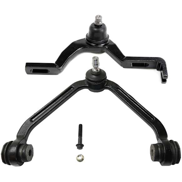 Front, Driver and Passenger Side, Upper Control Arms, 2-Piece Design, Adjustable