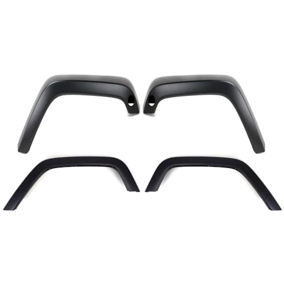 2013 Jeep Wrangler - Front and Rear, Driver and Passenger Side, Fender Flares, Primed
