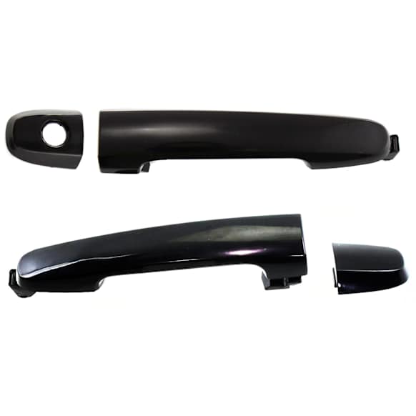 2008-2015 Scion xB - Front and Rear, Driver Side Smooth Black Exterior Door Handle, Front and Rear Driver Side - With Key Hole