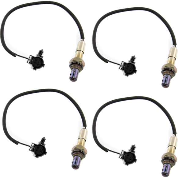 Before and After Catalytic Converter, Front and Rear Oxygen Sensors, 4-wire