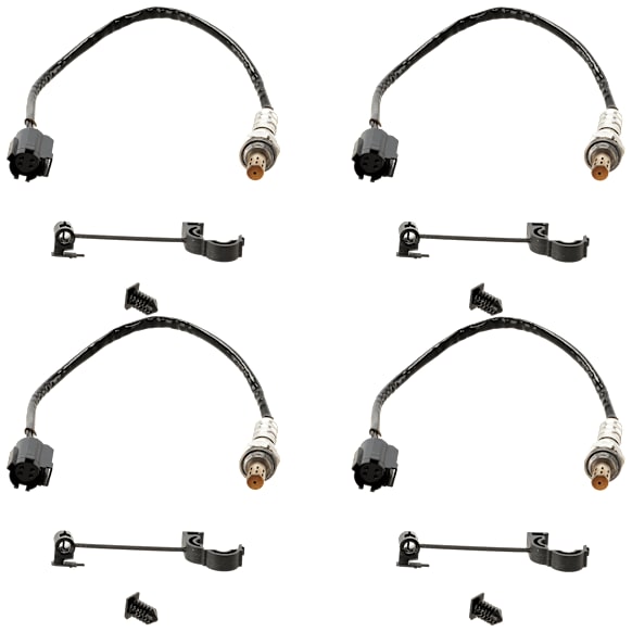 Before and After Catalytic Converter Oxygen Sensor, Set of 4, 4-wire