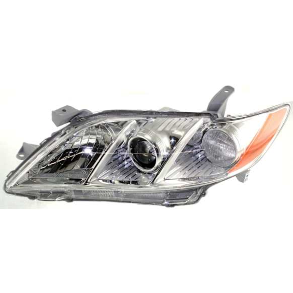 Driver and Passenger Side Headlights, without Bulbs, Halogen, Sedan, USA Built Vehicle