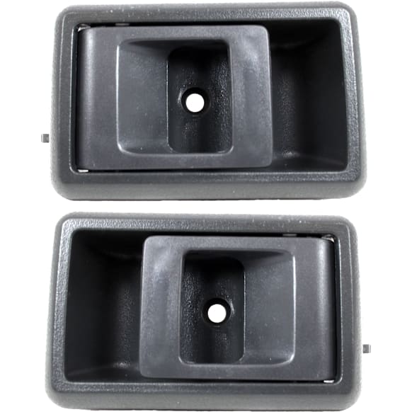 1989 Geo Prizm - Front, Driver and Passenger Side Gray Interior Door Handle, Without Door Lock Hole, AE80 Chassis