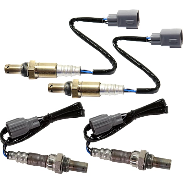 Before and After Catalytic Converter Oxygen Sensor, Set of 4, 4-wire