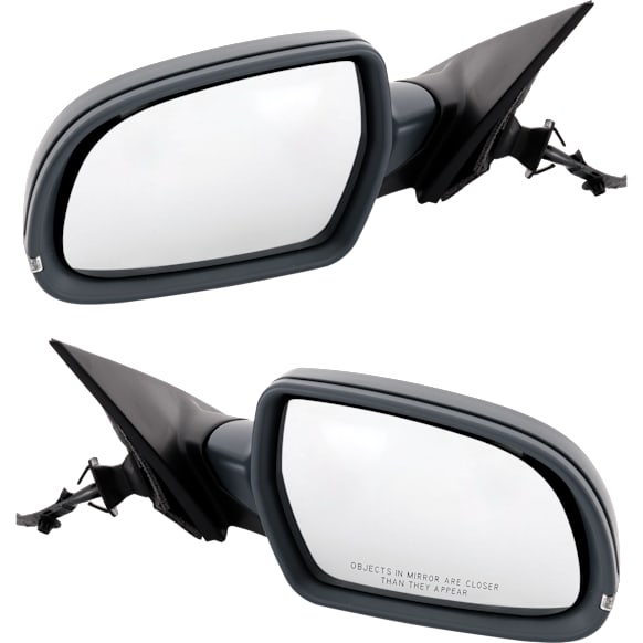 Driver and Passenger Side Mirrors, Power, Power Folding, Heated, Paintable, In-housing Signal Light, With memory, No Puddle Light, No Auto-Dimming, No Blind Spot Feature