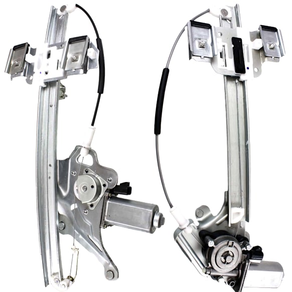 2000 Buick LeSabre - Front and Rear, Passenger Side Power Window Regulator, With Motor