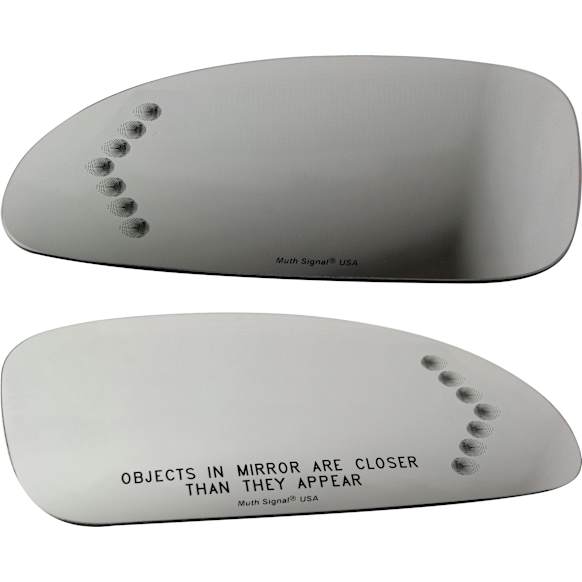 Driver and Passenger Side Mirror Glass, Heated, No Blind Spot Feature