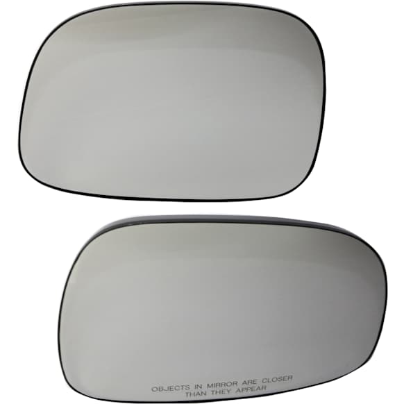 Driver and Passenger Side Mirror Glass, Heated, No Blind Spot Feature