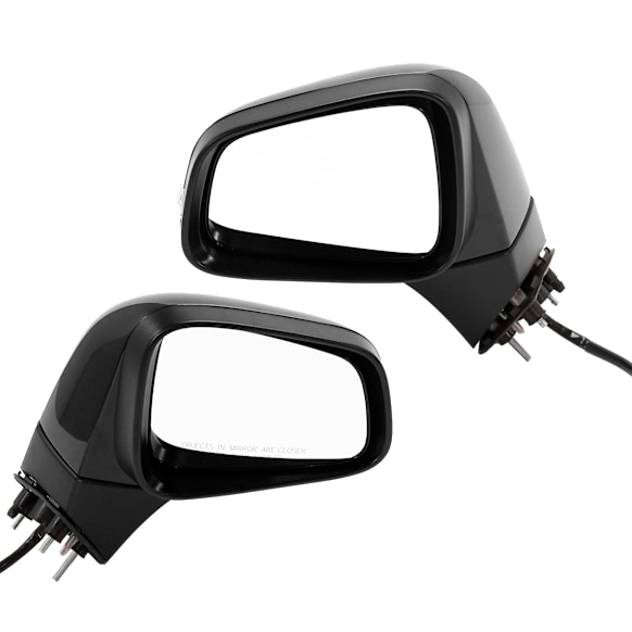 Driver and Passenger Side Mirrors, Power, Manual Folding, Heated, Paintable, In-housing Signal Light, No Memory, No Puddle Light, No Auto-Dimming, No Blind Spot Feature