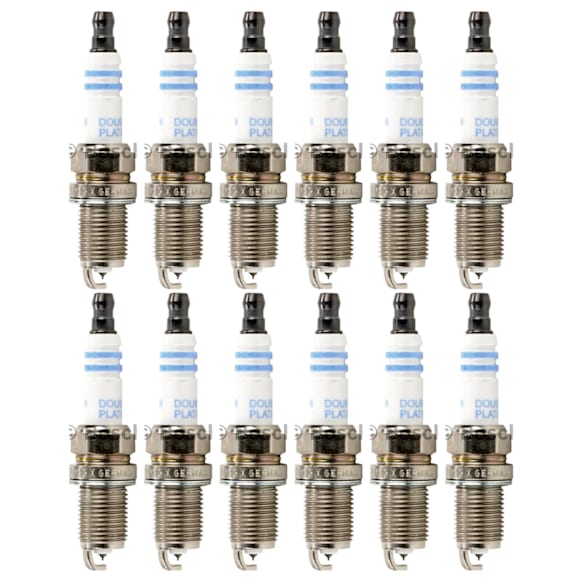 2000 Volkswagen Jetta - Spark Plug, Do Not Gap, Gap is Preset, Original Center Electrode Material is Copper/Nickel, Set of 12, 2.8L 6Cyl, OE Fine Wire Double Platinum Spark Plug Series