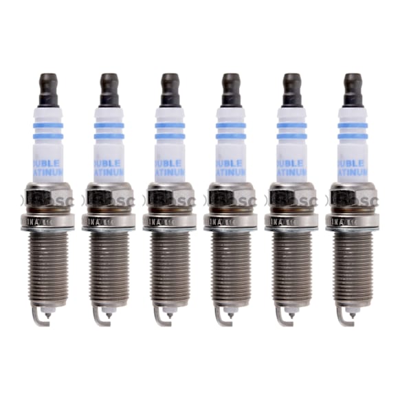 2014 Dodge Charger - Spark Plug, Do Not Gap, Gap is Preset, With Dual s, Original Center Electrode Material is Iridium, Set of 6, 5.7L 8Cyl, Double Platinum Series