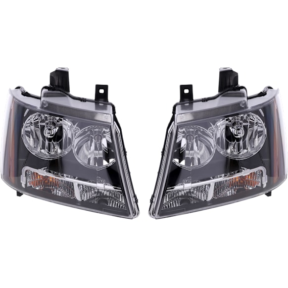 2007 Chevrolet Suburban 1500 - Driver and Passenger Side Halogen Headlight, With bulb(s), OE Replacement, CAPA Certified
