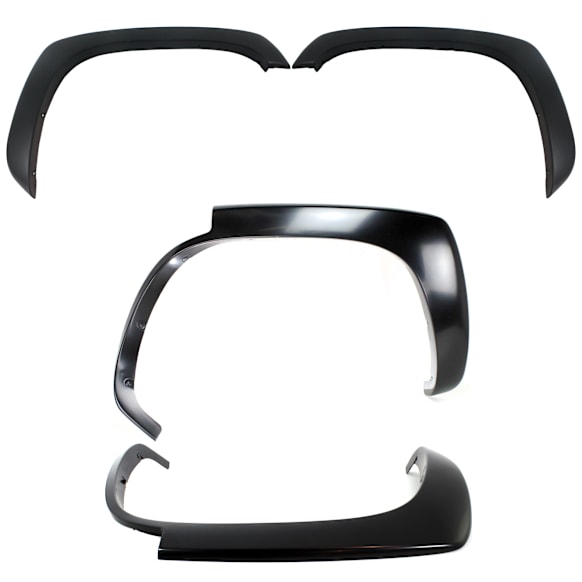 2003 Chevrolet Tahoe - Front and Rear, Driver and Passenger Side, Fender Flares, Front - Textured Black, Rear - Primed