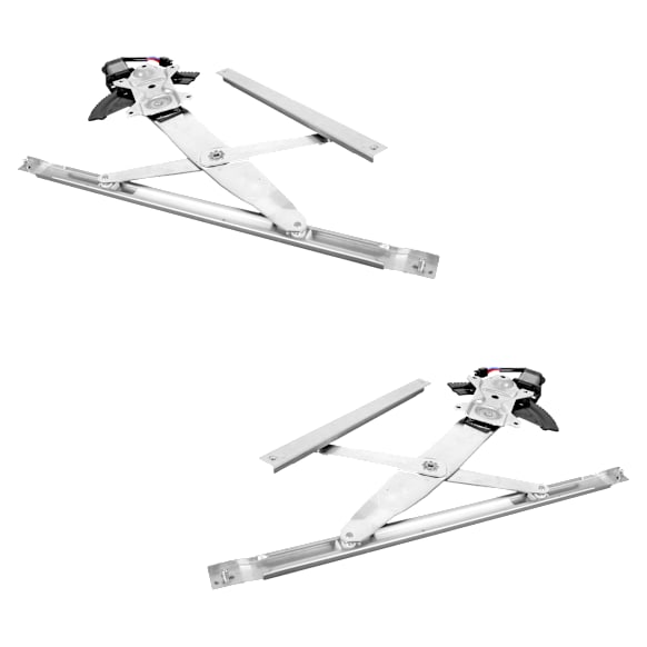 2002 Chevrolet Cavalier LS - Coupe Front, Driver and Passenger Side Power Window Regulator, With Motor