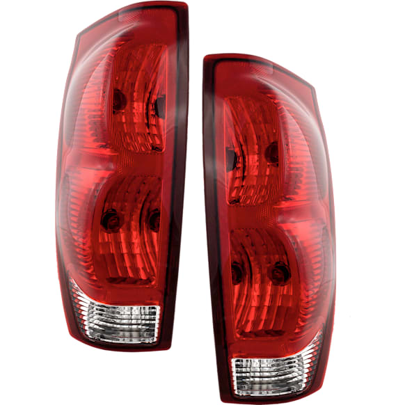 2005 Chevrolet Avalanche 1500 - Driver and Passenger Side Halogen Tail Light, With bulb(s), OE Replacement