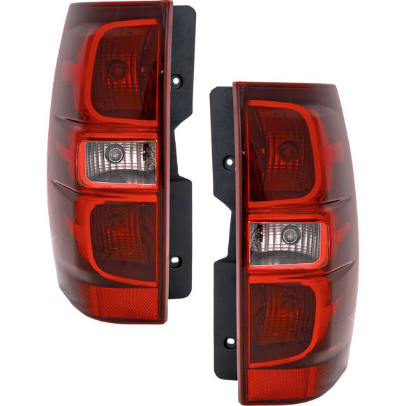2009 Chevrolet Tahoe - Driver and Passenger Side Halogen Tail Light, With bulb(s), OE Replacement