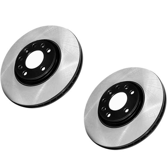 SET-CE120-50015-2 Front Brake Disc, Plain Surface, Vented, 4 Lugs, 256.03 mm, FWD, Premium Series