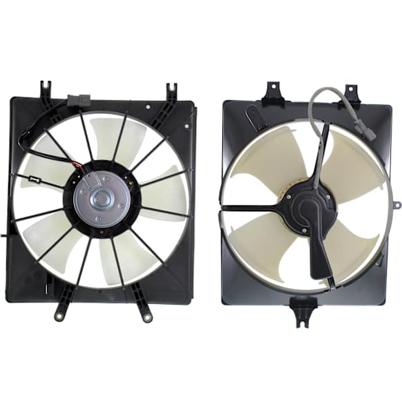 2006 Acura TL - Radiator and A/C Condenser Fan Driver and Passenger Side, 6 Cyl 3.2L, Single fan