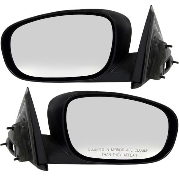 2006 Dodge Magnum SRT8 - Driver and Passenger Side Mirror, Power Adjust, Non-Heated, Textured Black, Non-Folding, No Signal Light, No Blind Spot Feature, No Memory, No Puddle Light, No Auto-Dimming