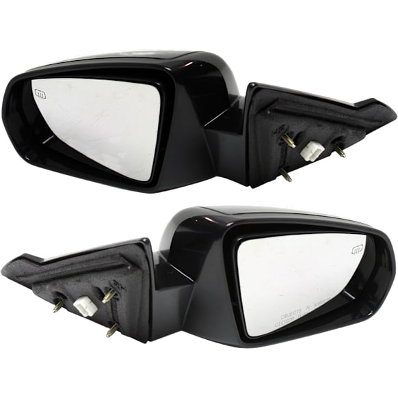 Driver and Passenger Side Non-Towing Mirrors, Power, Non-Folding, Heated, Paintable, No Signal Light, No Memory, No Puddle Light, No Auto-Dimming, No Blind Spot Feature